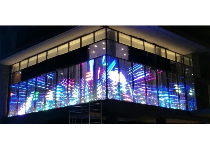 ガラスHD透明LEDディスプレイパネルP3.91-7.8 室内外用