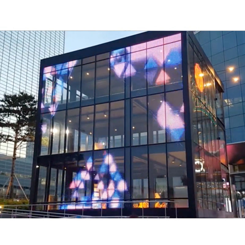 ガラスHD透明LEDディスプレイパネルP3.91-7.8 室内外用