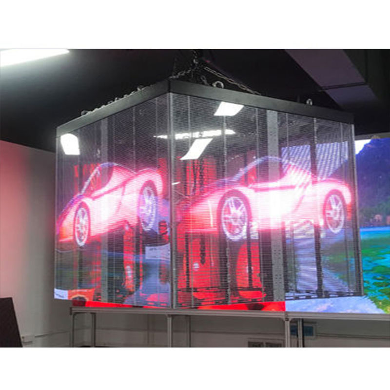 ガラスHD透明LEDディスプレイパネルP3.91-7.8 室内外用