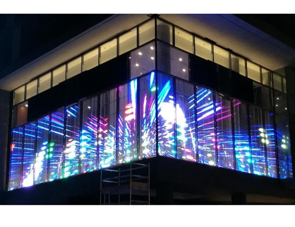 P2.6-5.2 HD 透明なLEDディスプレイパネル 2500nits 吊るし設置