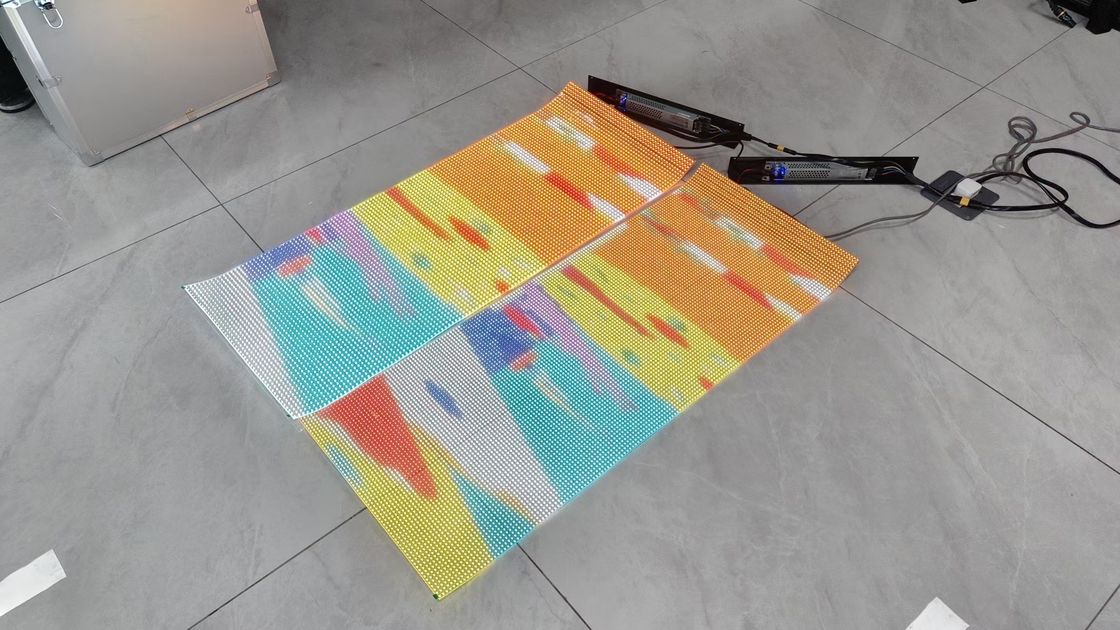 P6 P10 透明なLEDディスプレイ パネル 柔軟なフルカラー