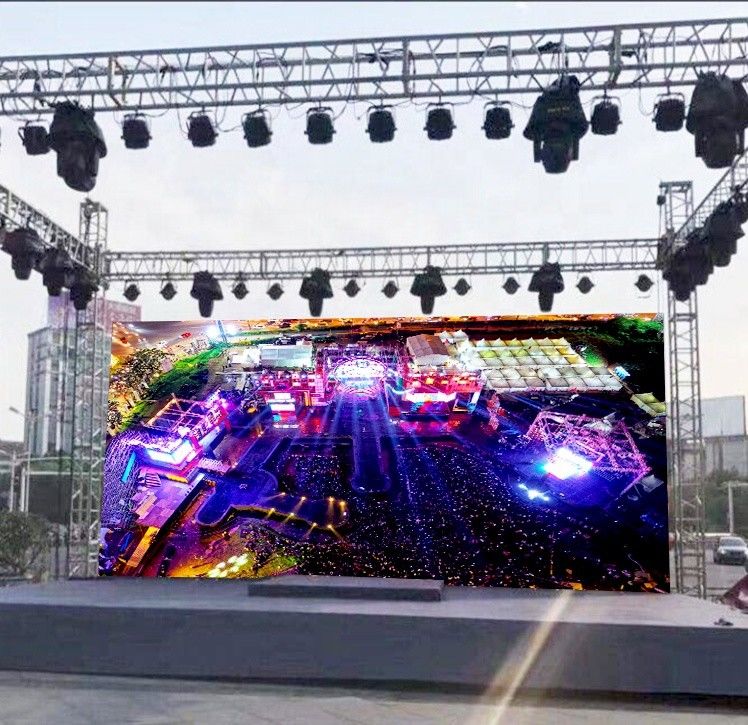 P3.91 恒久的なステージLEDスクリーンのレンタル,イベントのための多機能LED壁