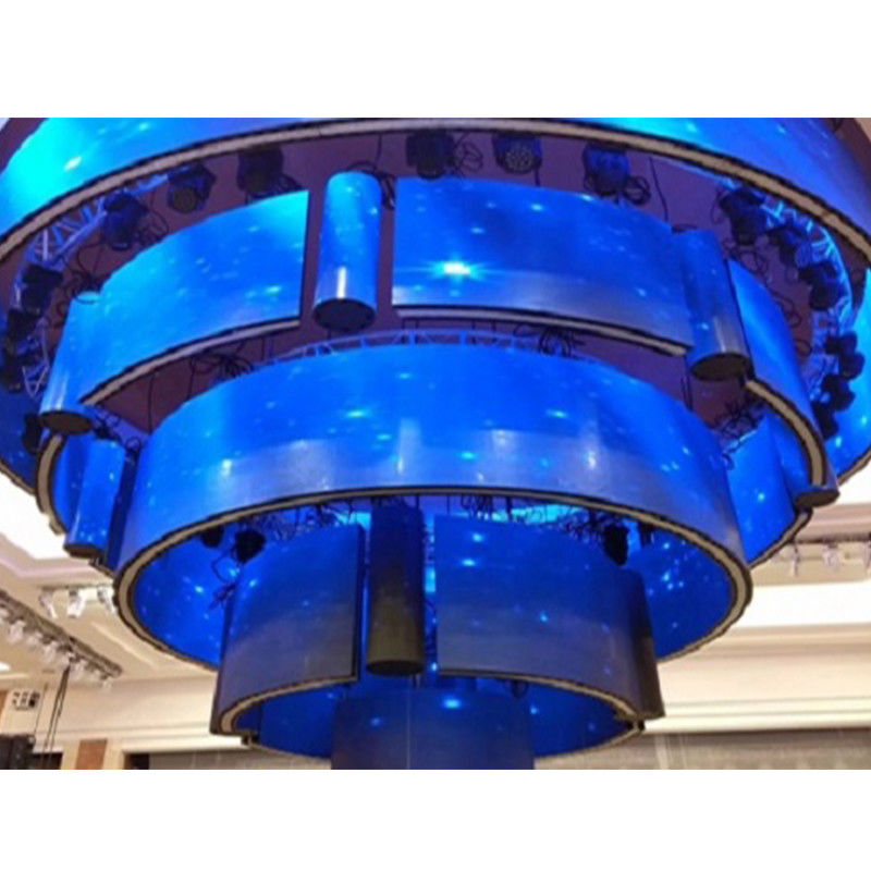 SMD 室内コンサート LED スクリーン P4.81 大型フルカラー 柔軟性