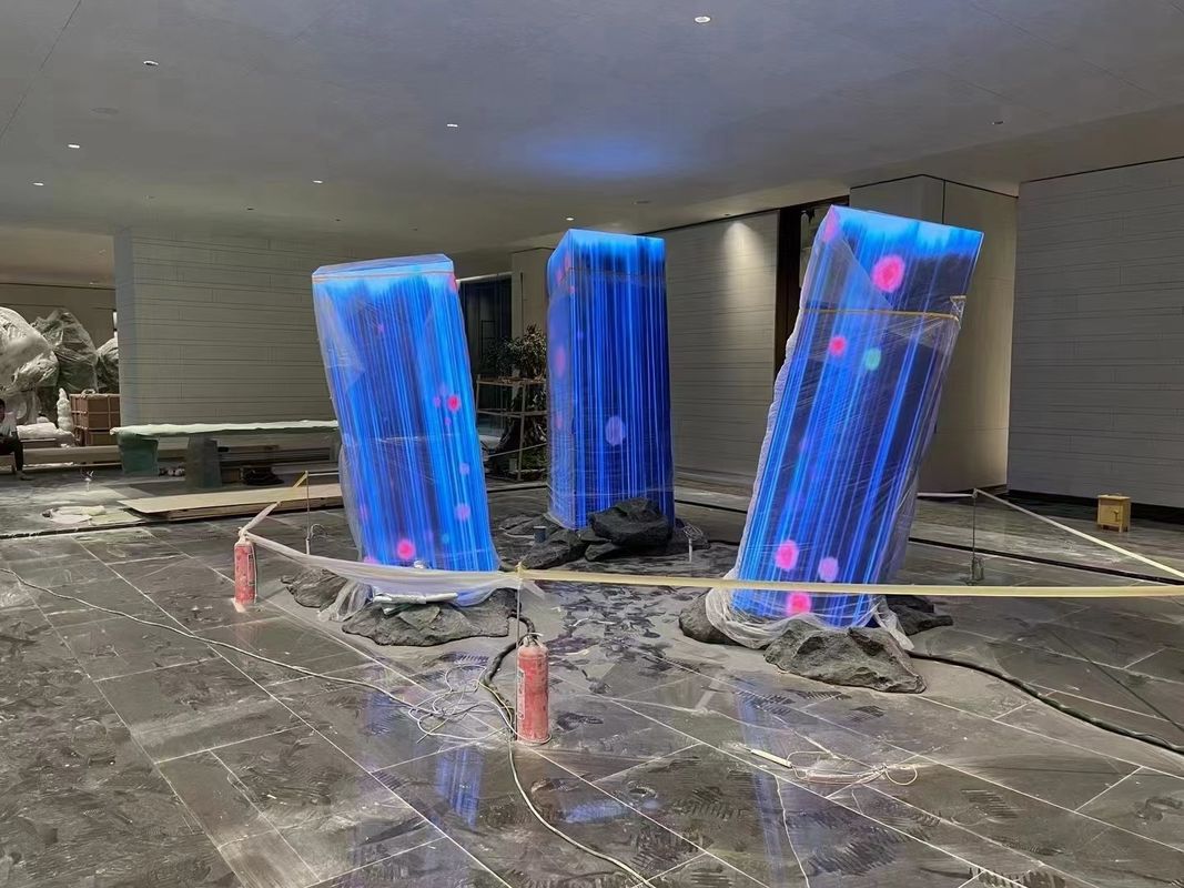 シームレスコーナー カーブド LED ビデオ ウォール 展示 LED ディスプレイ ソフト モジュール
